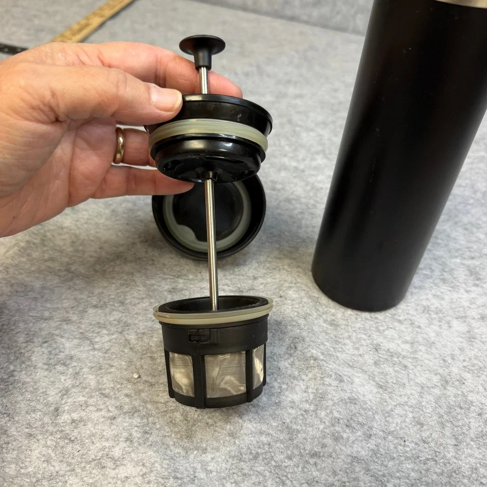 Espro Ultralight French Press Coffee Maker Travel Mug Matte Black 16oz